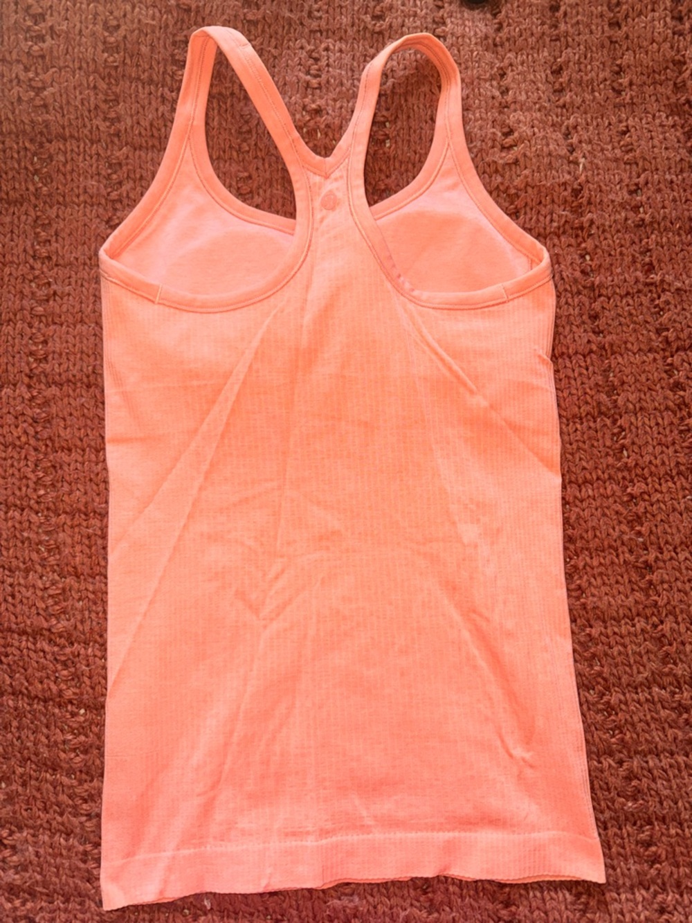 Lululemon Pair of Ribbed Tank Tops - Coral and Mint - Picture 7 of 7